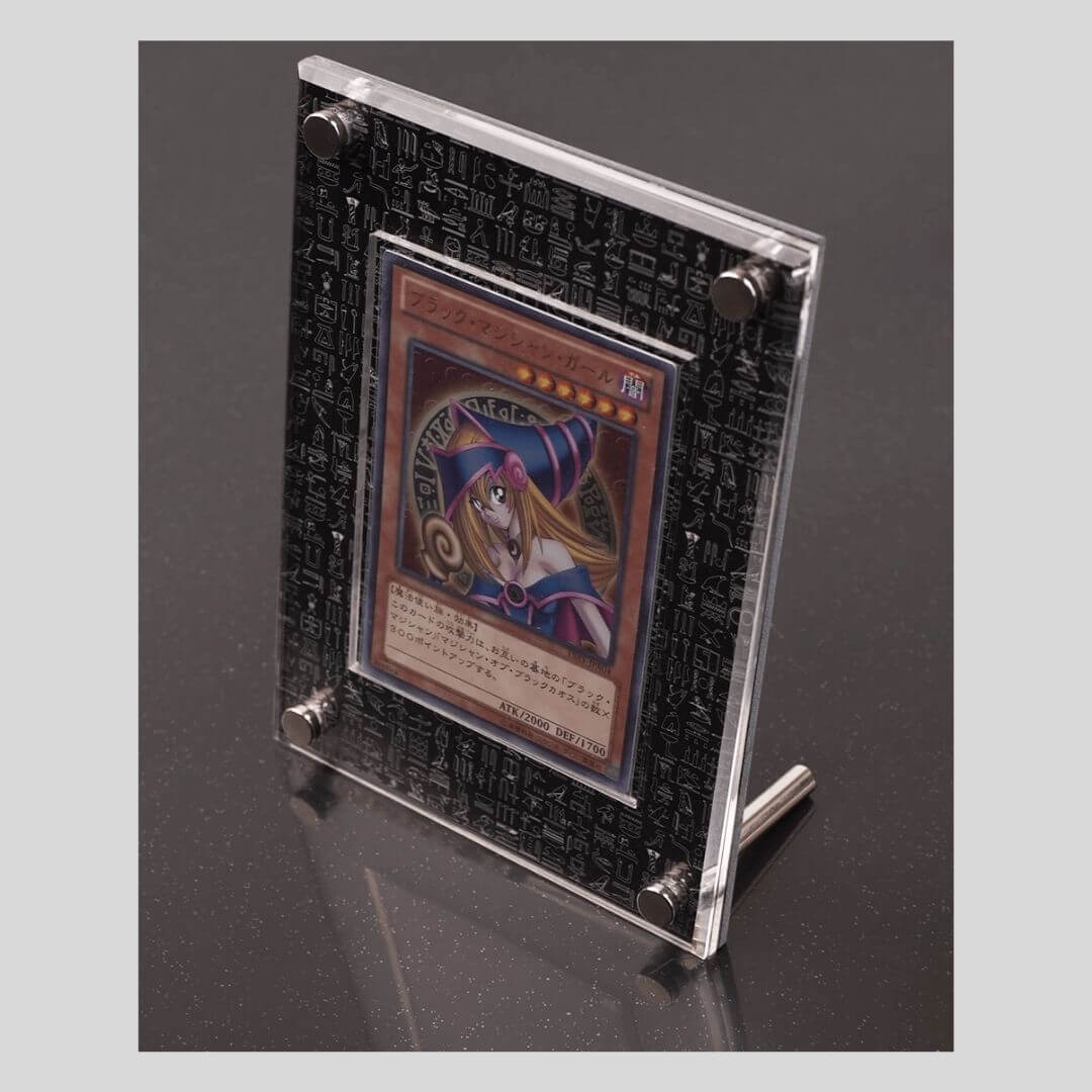 Cadre acrylique pour présentoir de cartes avec fond
