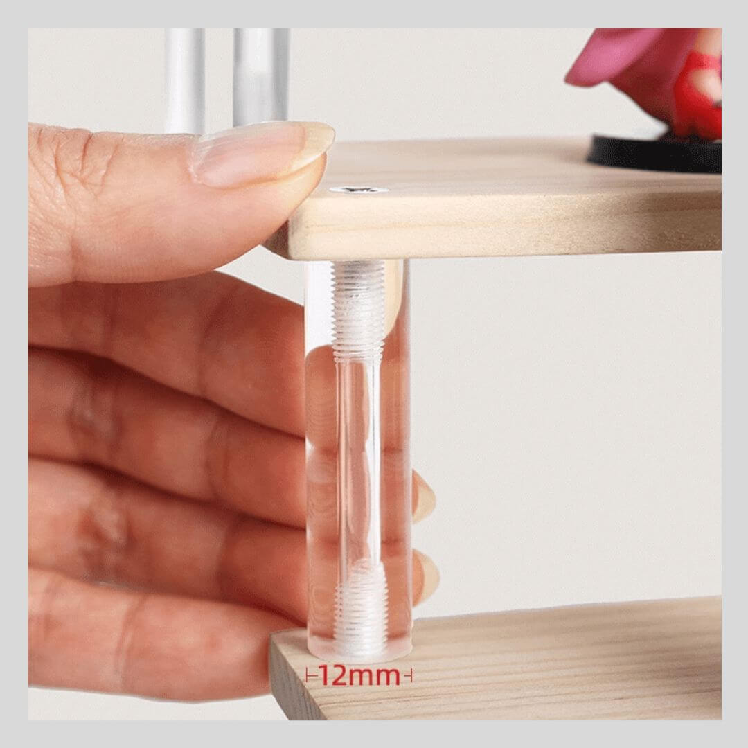 ナチュラルウッドディスプレイスタンド