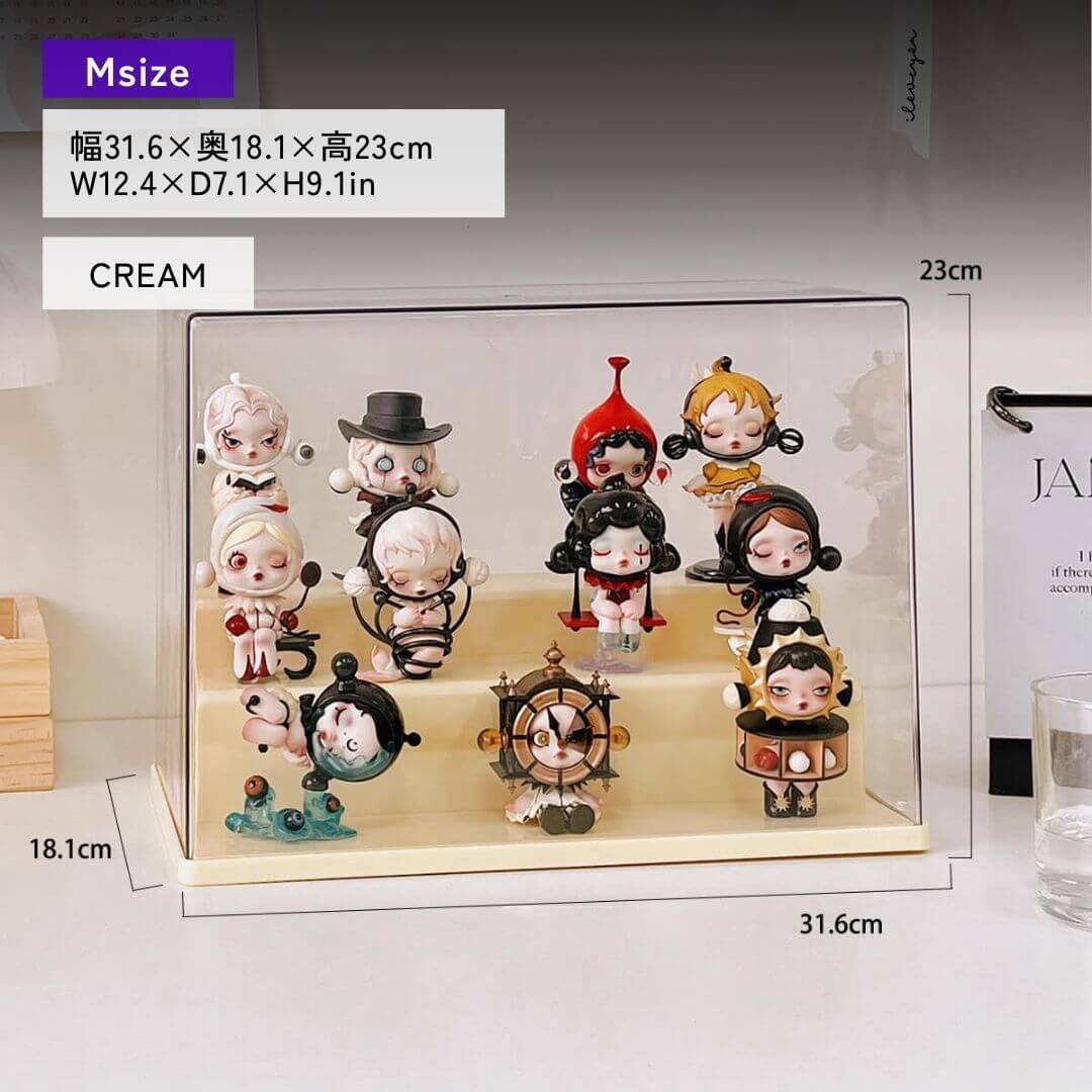 段差付き透明ディスプレイケース