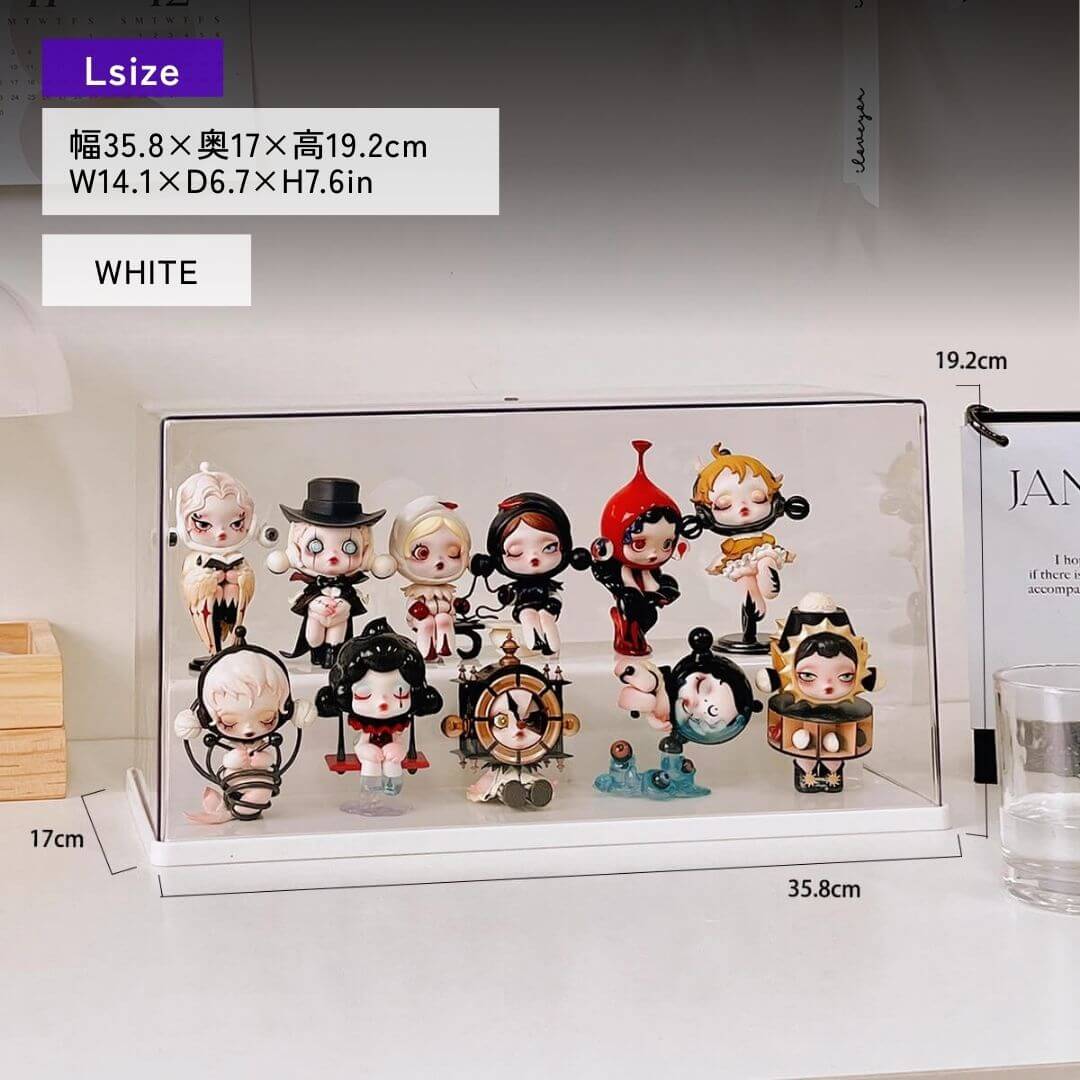 段差付き透明ディスプレイケース