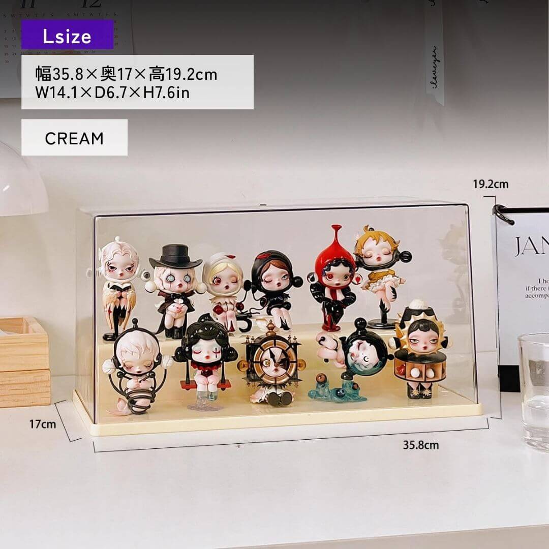 段差付き透明ディスプレイケース