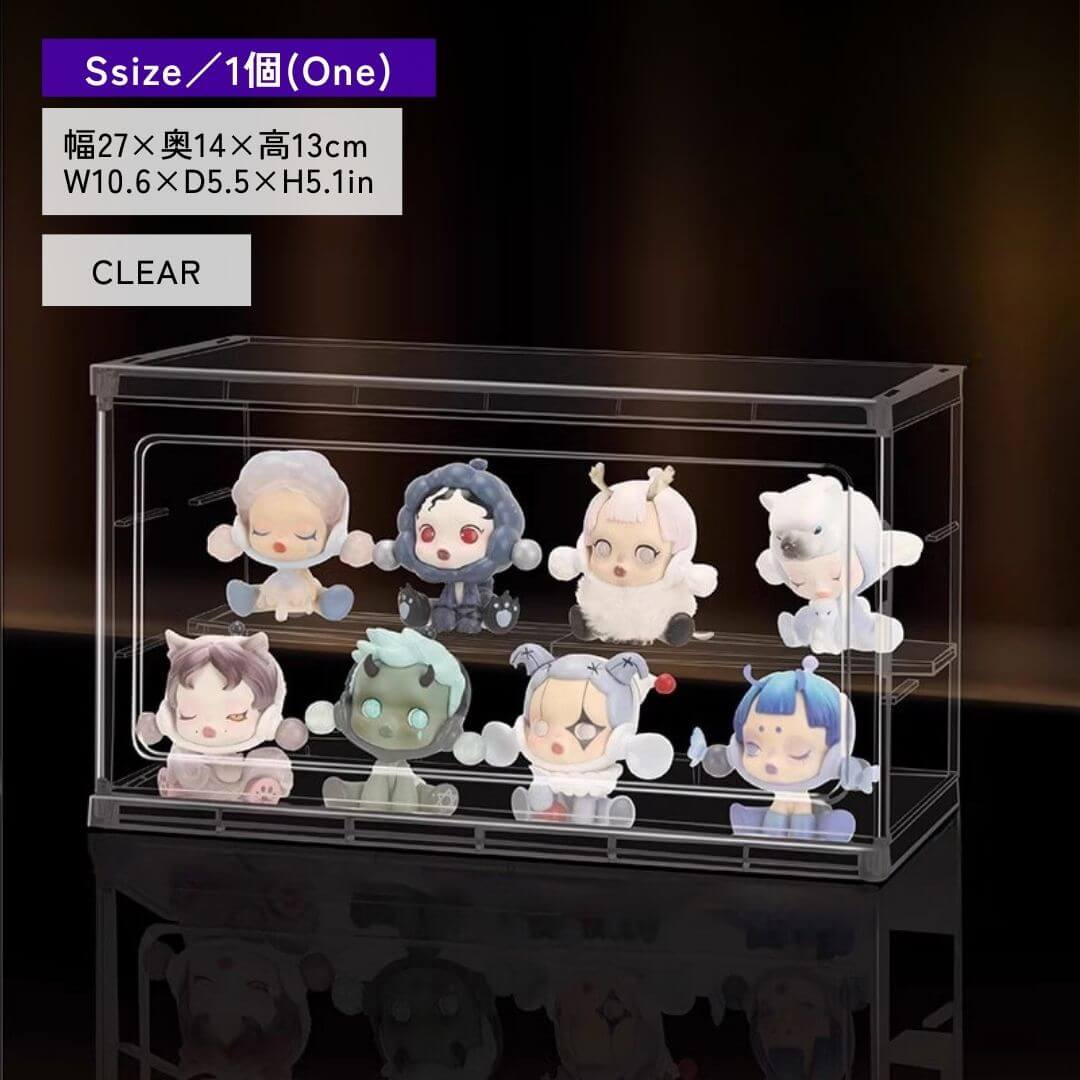 段差付きボックスディスプレイケース