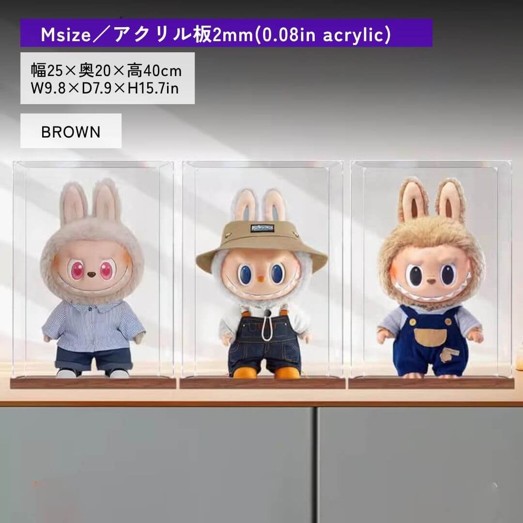 木製台座付き大型フィギュアケース