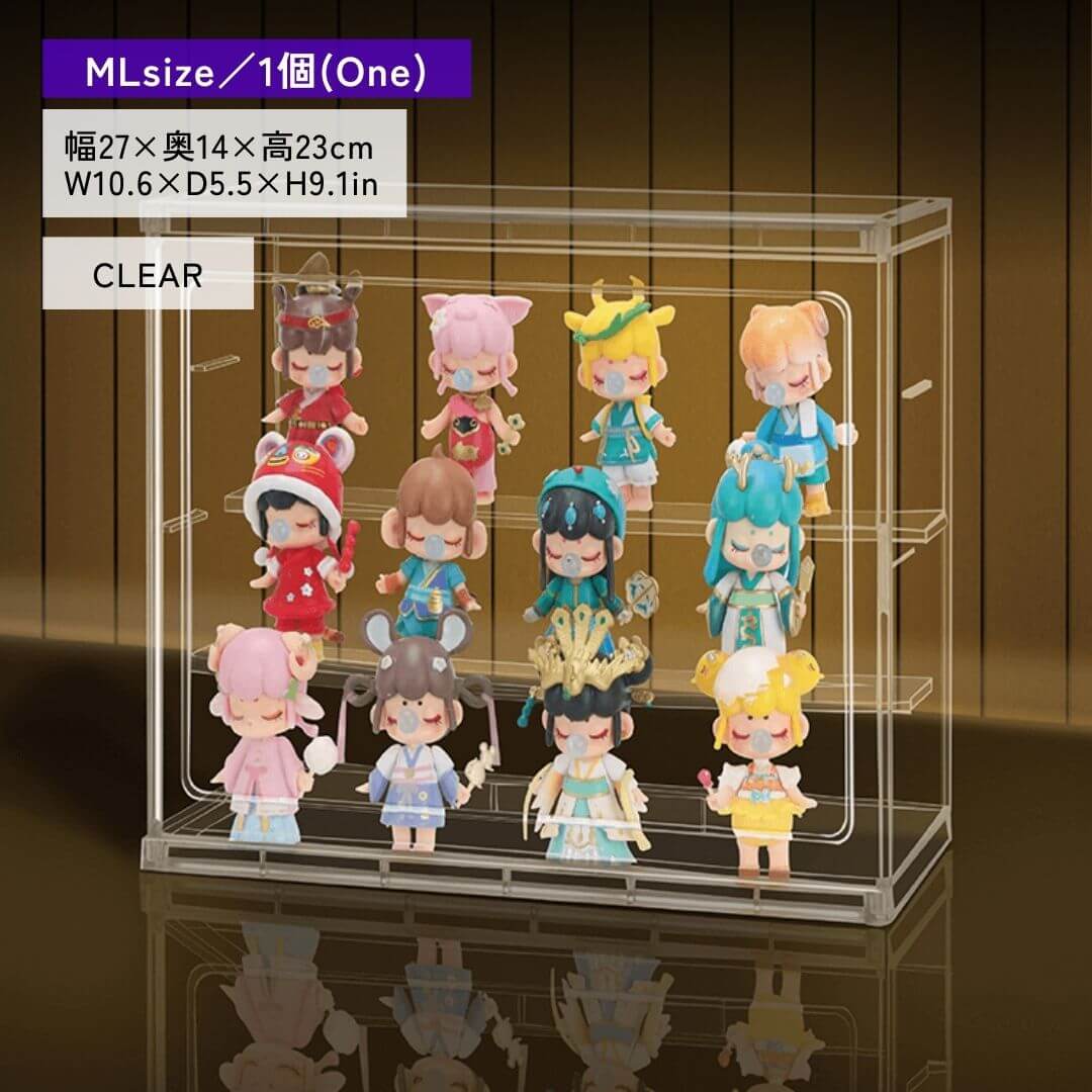 段差付きボックスディスプレイケース