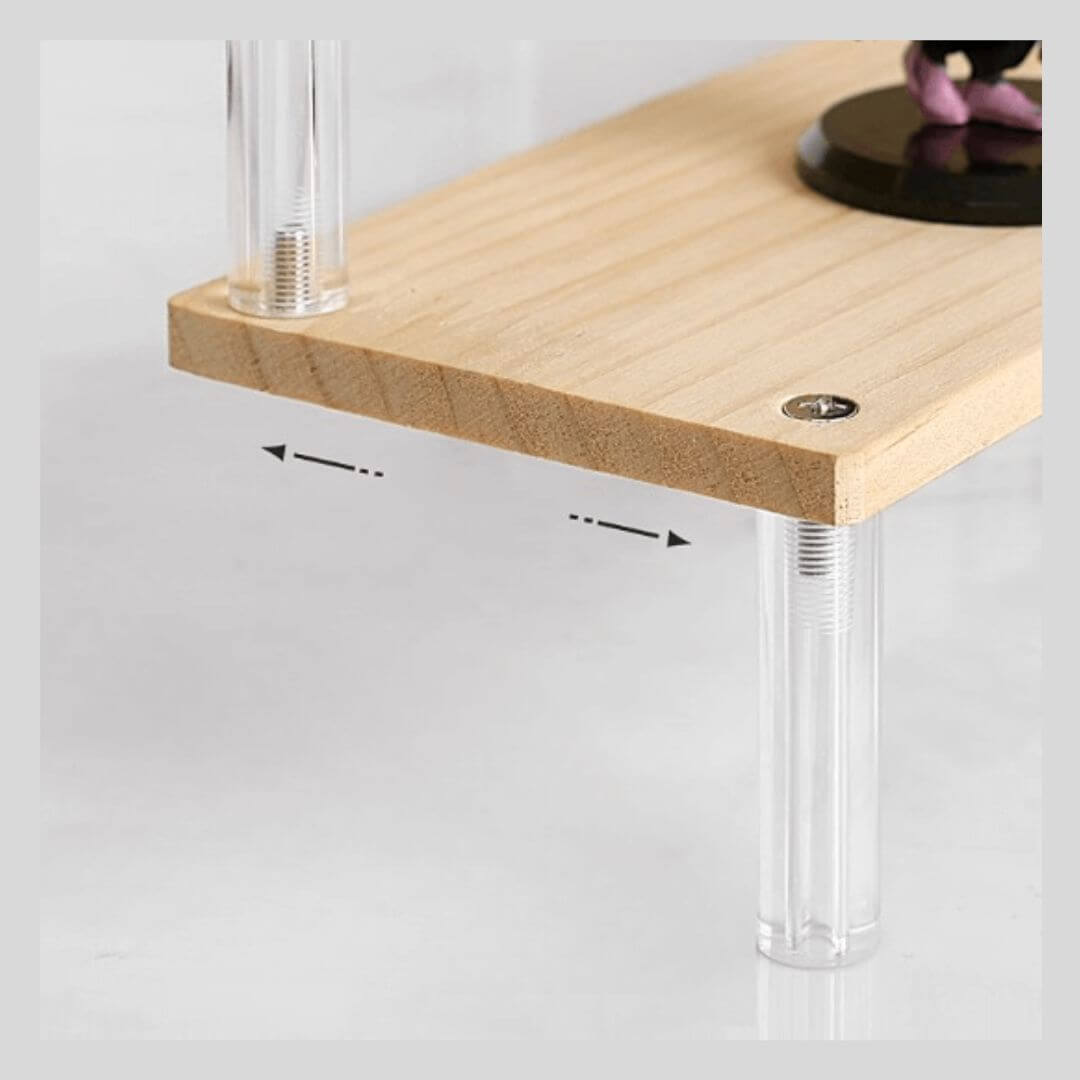 ナチュラルウッドディスプレイスタンド