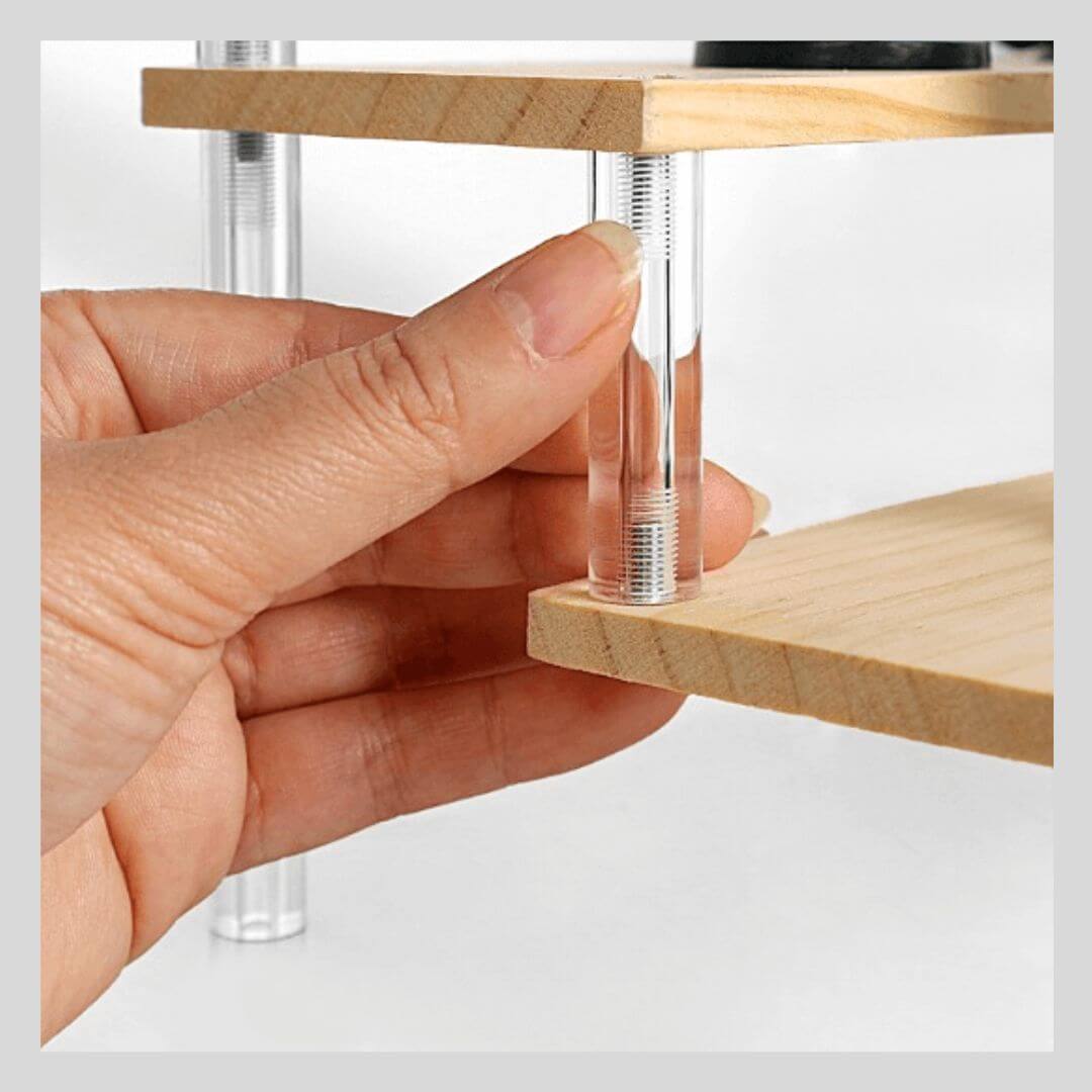 ナチュラルウッドディスプレイスタンド