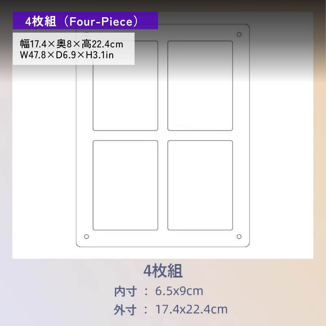 Panneau d'affichage multi-cartes (type à visser)