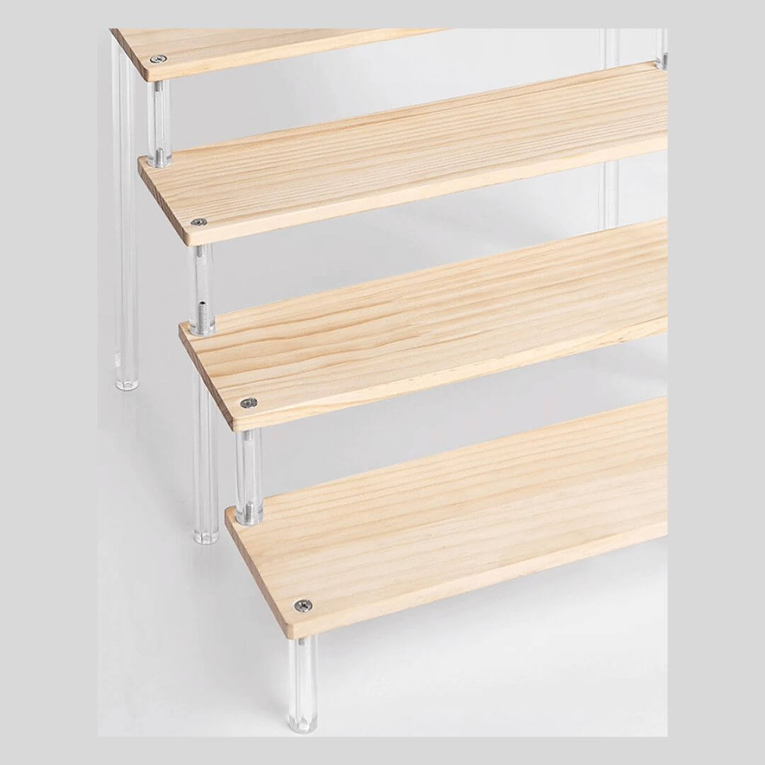 ナチュラルウッドディスプレイスタンド