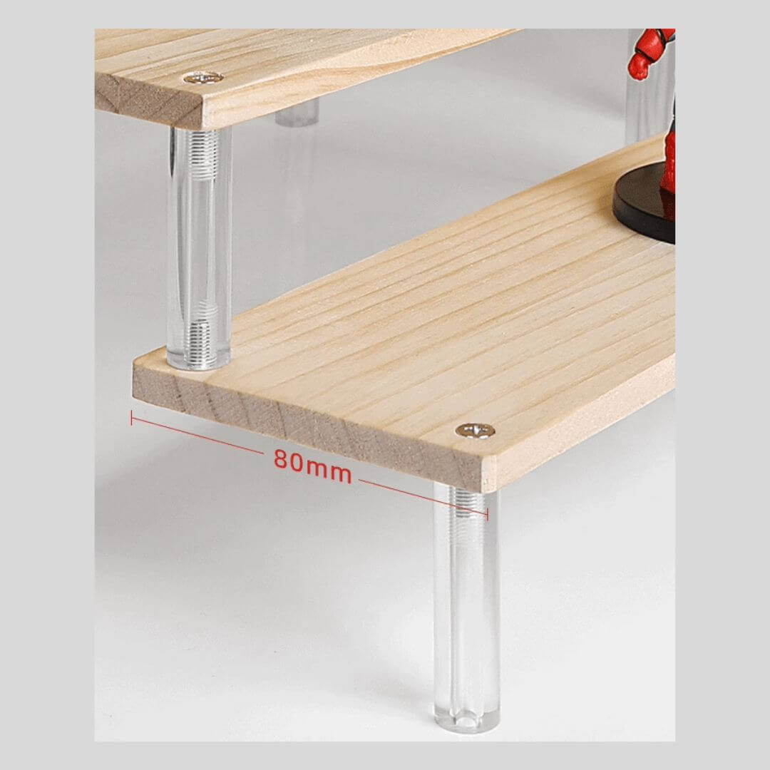 ナチュラルウッドディスプレイスタンド