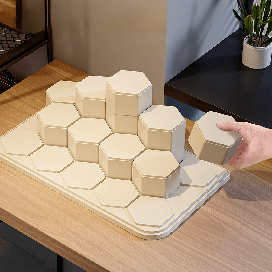 ハニカムブロックディスプレイケース