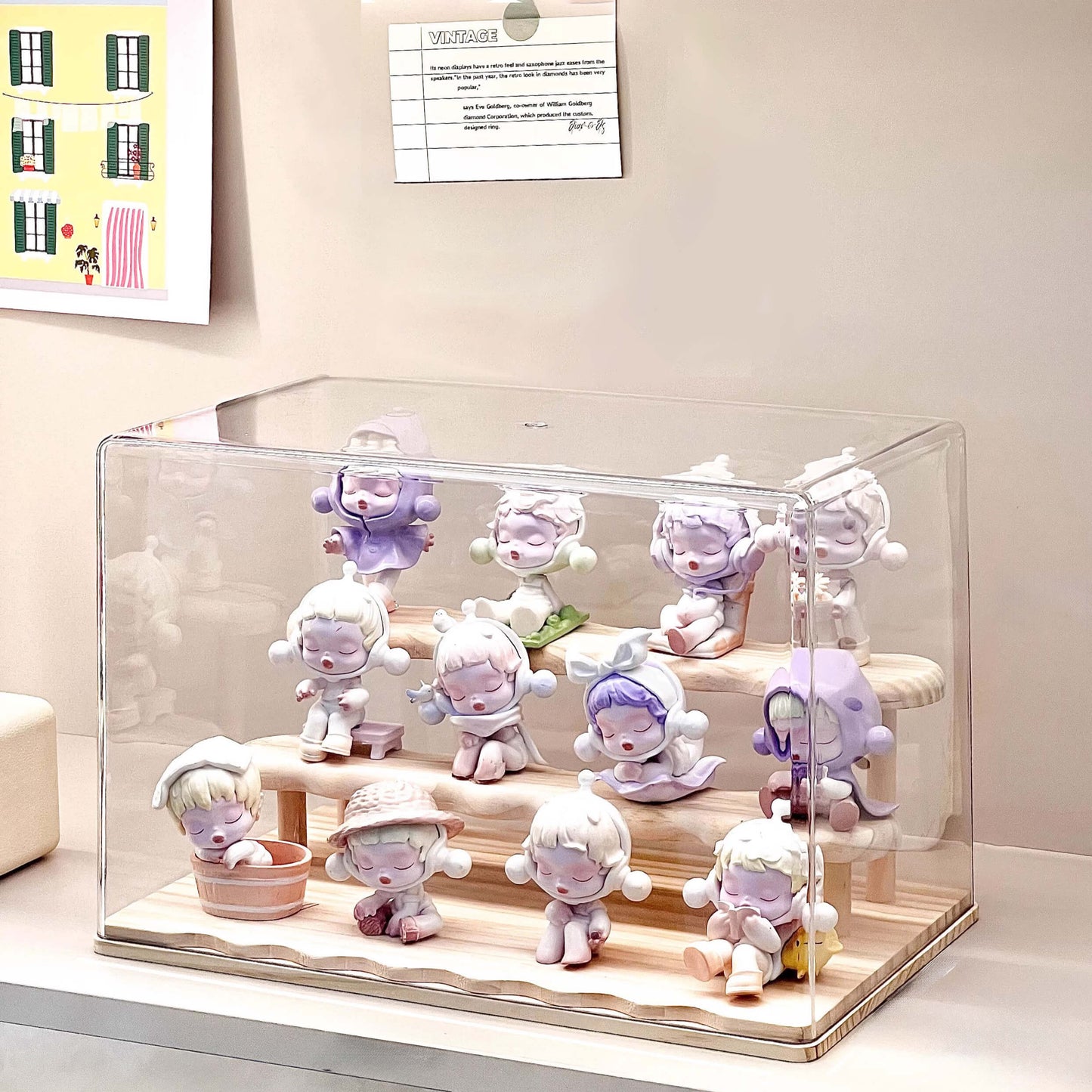 Vitrine design en bois