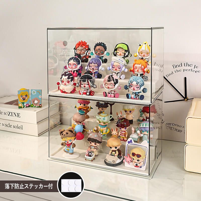 白ひな壇付きディスプレイケース