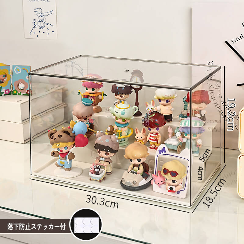 白ひな壇付きディスプレイケース