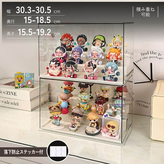 白ひな壇付きディスプレイケース