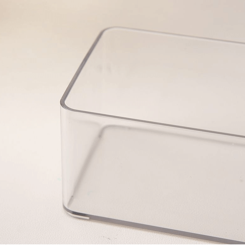 Boîte transparente pour ranger les badges de canettes