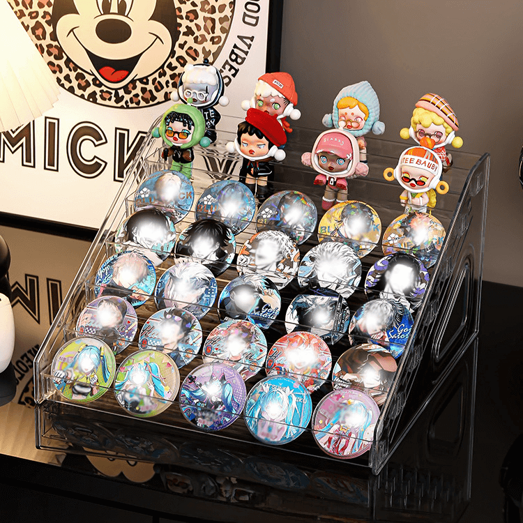 Badge Display Clear Stand