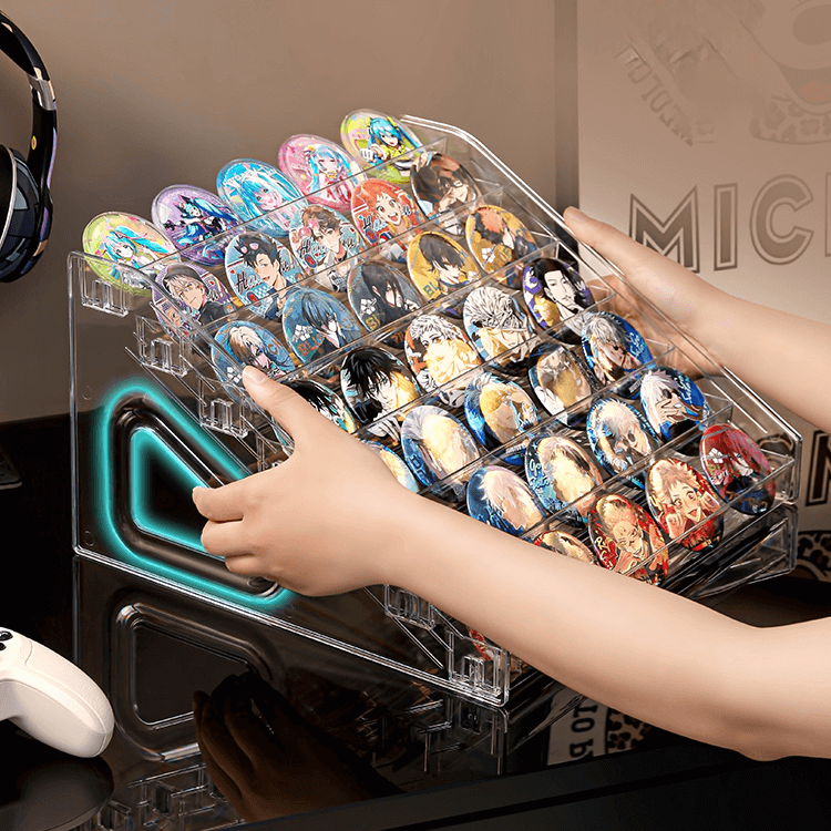 Badge Display Clear Stand