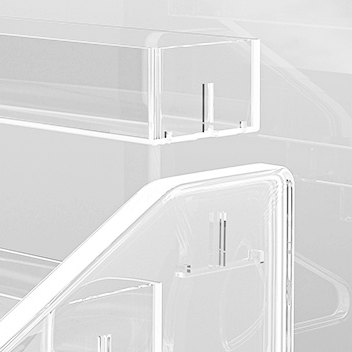 Badge Display Clear Stand