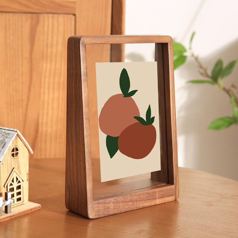 Cadre photo vertical en bois