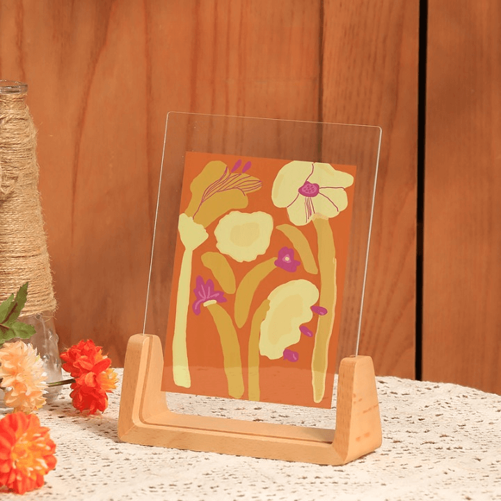 Cadre photo vertical en bois