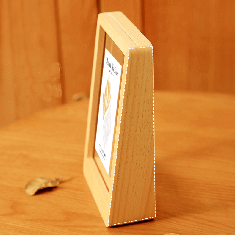 Cadre photo vertical en bois