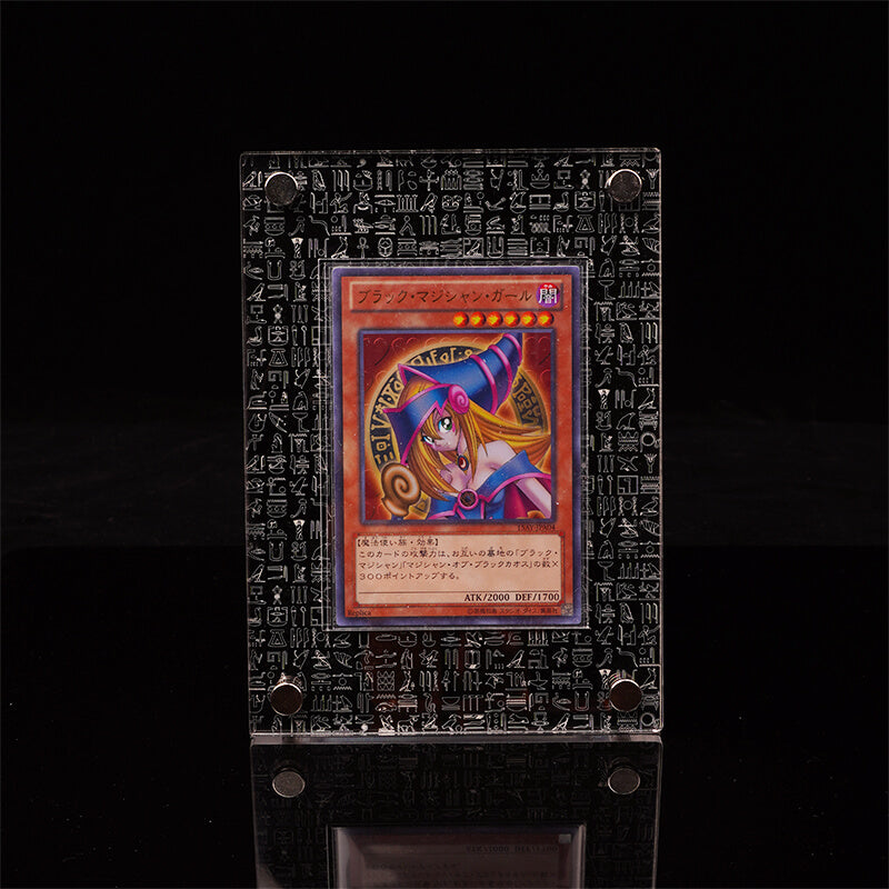 Cadre acrylique pour présentoir de cartes avec fond