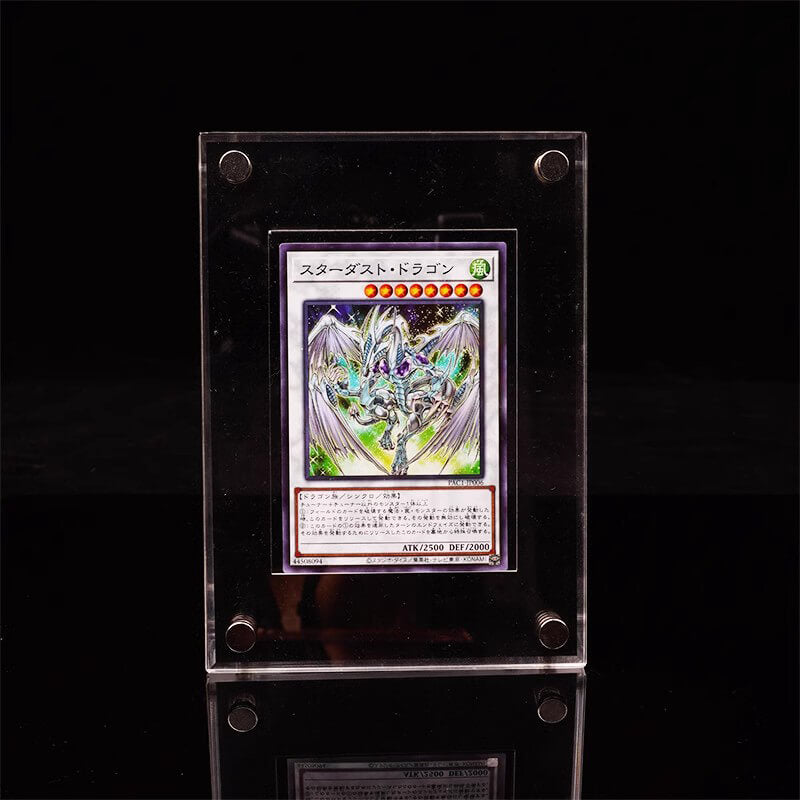 Cadre acrylique pour présentoir de cartes avec fond