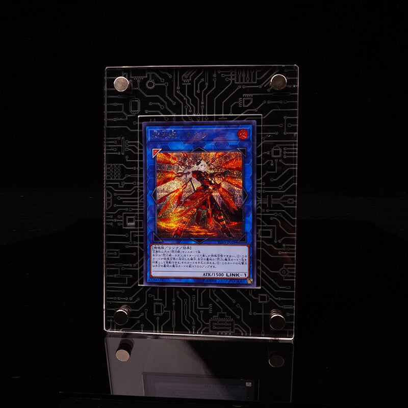 Cadre acrylique pour présentoir de cartes avec fond