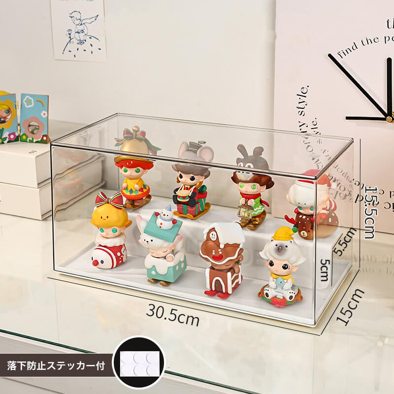 白ひな壇付きディスプレイケース