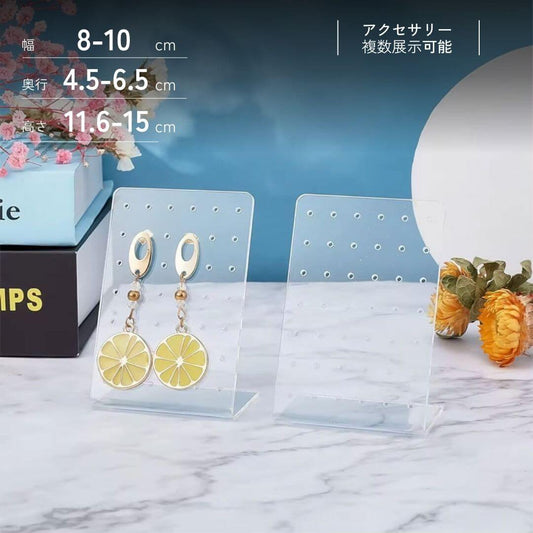 Présentoir à boucles d'oreilles en acrylique