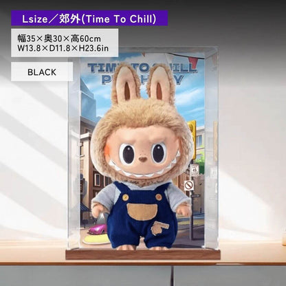 グラフィック背景付き大型フィギュアケース