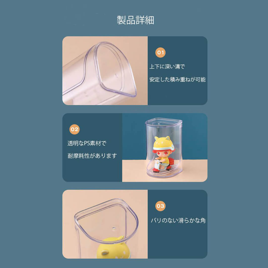 蓋付きミニクリアプロテクトケース
