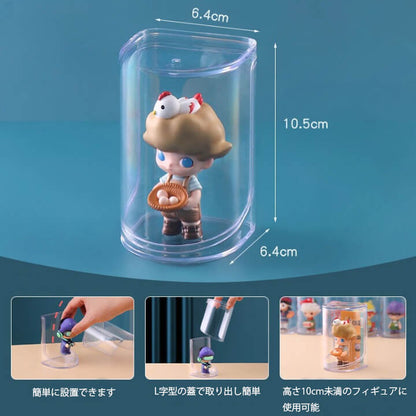 蓋付きミニクリアプロテクトケース