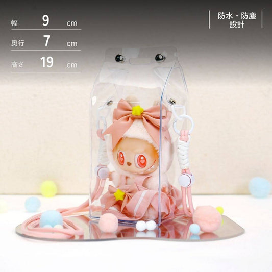 推しぬいとおでかけ♡肩掛け推しぬいクリアショルダーバッグ